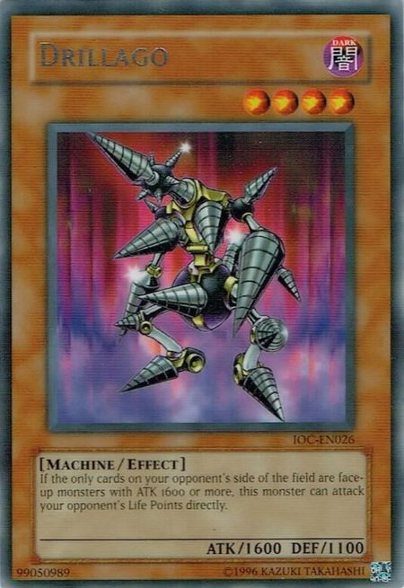 Drillago - Invasion of Chaos (Worldwide English) YuGiOh trading card