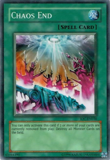 Chaos End - Invasion of Chaos (Worldwide English) YuGiOh trading card