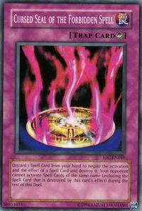 Cursed Seal of the Forbidden Spell - Invasion of Chaos (Worldwide English) (IOC-EN) #IOC-EN049 - Common / Short Print YuGiOh Trading Card