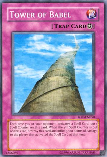 Tower of Babel trading card from Invasion of Chaos (Worldwide English) Tower of Babel - Invasion of Chaos (Worldwide English) YuGiOh trading card