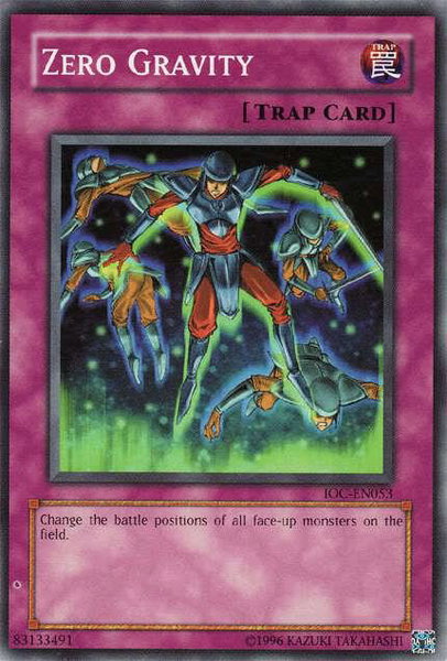 Zero Gravity trading card from Invasion of Chaos (Worldwide English) Zero Gravity - Invasion of Chaos (Worldwide English) YuGiOh trading card