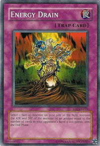 Energy Drain - Invasion of Chaos (Worldwide English) (IOC-EN) #IOC-EN055 - Common / Short Print YuGiOh Trading Card