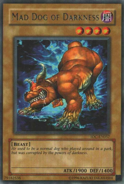 Mad Dog of Darkness - Invasion of Chaos (Worldwide English) YuGiOh trading card