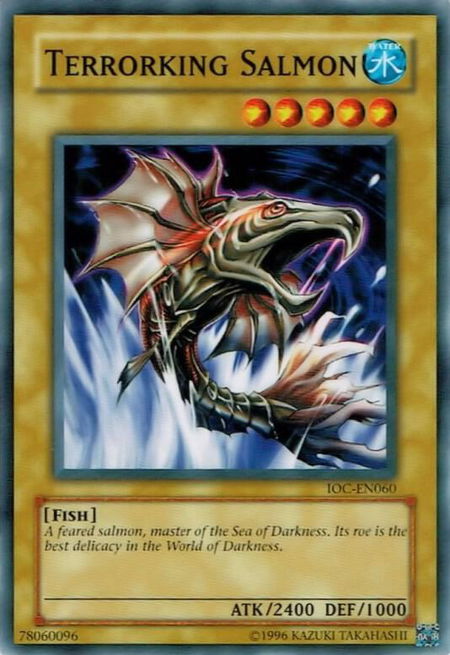 Terrorking Salmon - Invasion of Chaos (Worldwide English) YuGiOh trading card