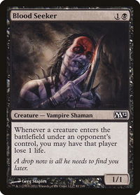 Blood Seeker - Magic 2012 (M12) (M12) #81 - Common Magic: The Gathering Trading Card