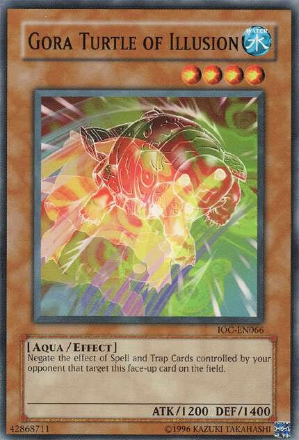 Gora Turtle of Illusion - Invasion of Chaos (Worldwide English) YuGiOh trading card