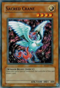 Sacred Crane - Invasion of Chaos (Worldwide English) (IOC-EN) #IOC-EN069 - Common / Short Print YuGiOh Trading Card