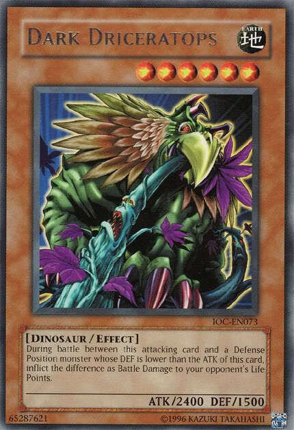 Dark Driceratops - Invasion of Chaos (Worldwide English) YuGiOh trading card