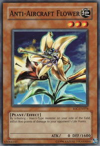 Anti-Aircraft Flower - Invasion of Chaos (Worldwide English) (IOC-EN) #IOC-EN076 - Common / Short Print YuGiOh Trading Card