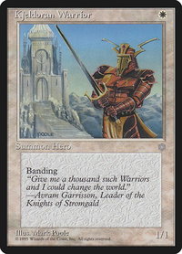 Kjeldoran Warrior - Ice Age (ICE) #41 - Common Magic: The Gathering Trading Card