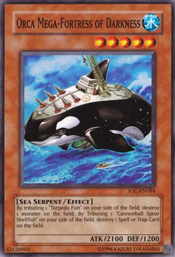 Orca Mega-Fortress of Darkness - Invasion of Chaos (Worldwide English) YuGiOh trading card