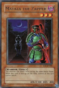 Mataza the Zapper - Invasion of Chaos (Worldwide English) (IOC-EN) #IOC-EN086 - Rare YuGiOh Trading Card