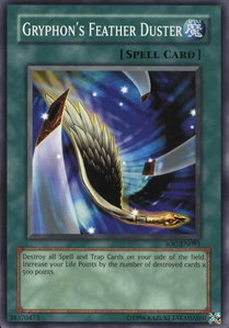 Gryphon's Feather Duster - Invasion of Chaos (Worldwide English) (IOC-EN) #IOC-EN091 - Common / Short Print YuGiOh Trading Card