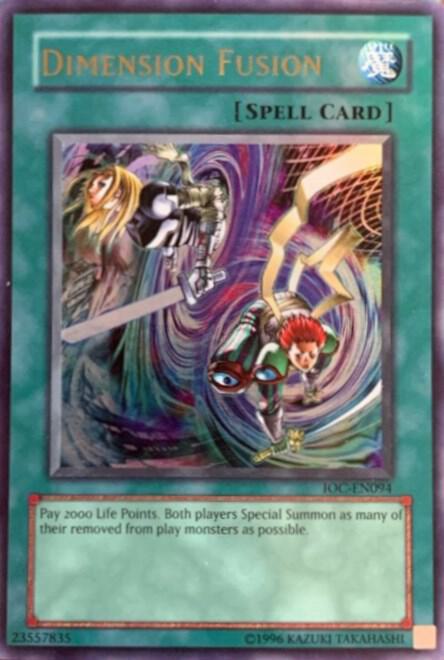 Dimension Fusion - Invasion of Chaos (Worldwide English) YuGiOh trading card