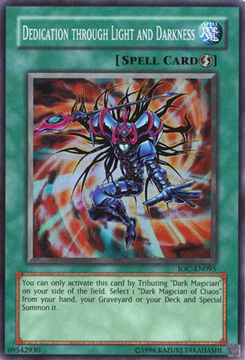 Dedication Through Light and Darkness - Invasion of Chaos (Worldwide English) YuGiOh trading card