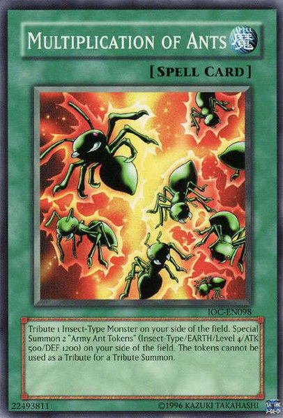 Multiplication of Ants - Invasion of Chaos (Worldwide English) YuGiOh trading card