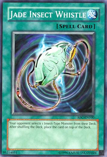 Jade Insect Whistle - Invasion of Chaos (Worldwide English) YuGiOh trading card