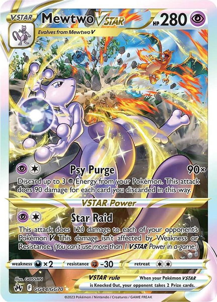 Mewtwo VSTAR - Crown Zenith: Galarian Gallery Pokémon trading card