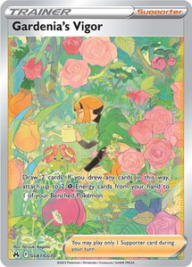 Gardenia's Vigor - Crown Zenith: Galarian Gallery (CRZ:GG) #GG61/GG70 - Ultra Rare Pokémon Trading Card