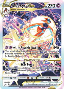 Deoxys VSTAR - Crown Zenith: Galarian Gallery (CRZ:GG) #GG46/GG70 - Ultra Rare Pokémon Trading Card