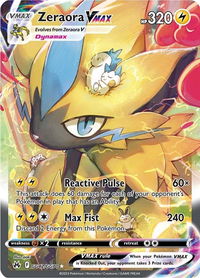 Zeraora VMAX - Crown Zenith: Galarian Gallery (CRZ:GG) #GG42/GG70 - Ultra Rare Pokémon Trading Card