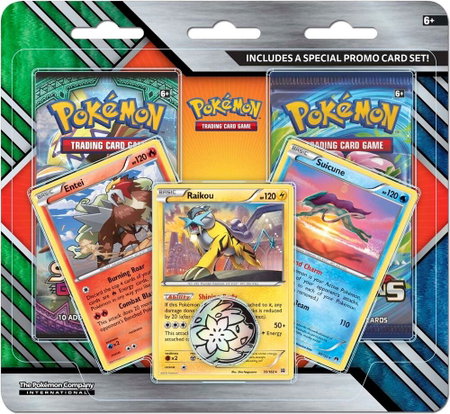 2-Pack Blister Pack [Raikou, Entei, & Suicune] - Miscellaneous Cards & Products Pokémon trading card