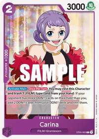 Carina - Starter Deck 5: Film Edition (ST-05) #ST05-005 - Common One Piece Trading Card