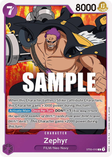 Zephyr - Starter Deck 5: Film Edition One Piece trading card