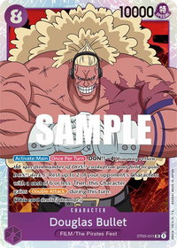 Douglas Bullet - Starter Deck 5: Film Edition (ST-05) #ST05-011 - Super Rare One Piece Trading Card