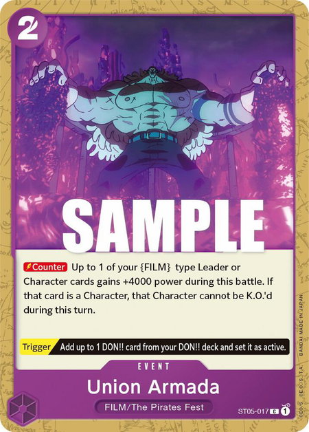 Union Armada - Starter Deck 5: Film Edition One Piece trading card