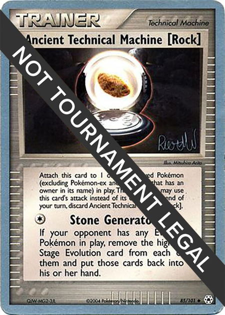 Ancient Technical Machine [Rock] - 2004 (Reed Weichler) - World Championship Decks Pokémon trading card