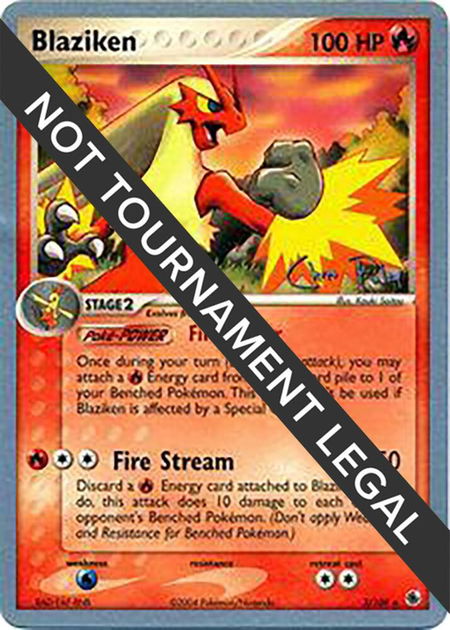 Blaziken - 2004 (Chris Fulop) - World Championship Decks Pokémon trading card