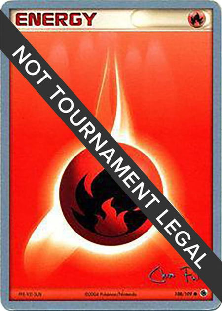 Fire Energy - 2004 (Chris Fulop) - World Championship Decks Pokémon trading card