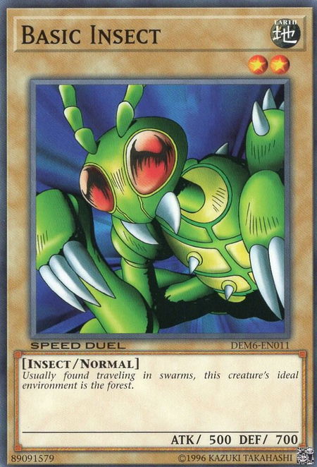 Basic Insect - Speed Duel Demo Deck 2020 YuGiOh trading card
