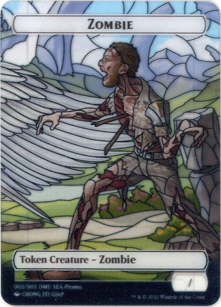 Zombie Token [SEA Exclusive] - Dominaria United Magic: The Gathering trading card