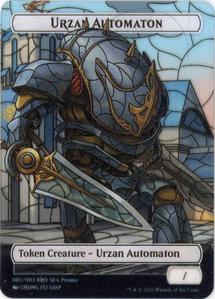 Urzan Automaton Token [SEA Exclusive] - The Brothers' War (BRO) #002/003 - Token Magic: The Gathering Trading Card