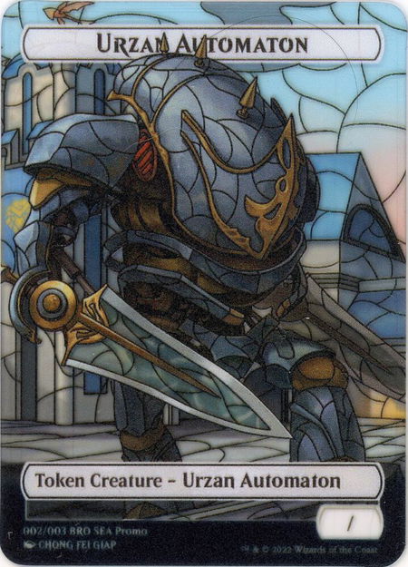 Urzan Automaton Token [SEA Exclusive] - The Brothers' War Magic: The Gathering trading card