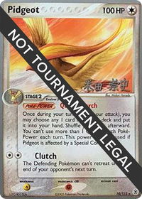 Pidgeot - 2005 (Takashi Yoneda) - World Championship Decks (WCD) #10/112 - Rare Pokémon Trading Card