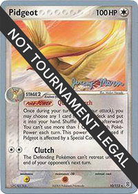 Pidgeot - 2005 (Jeremy Maron) - World Championship Decks (WCD) #10/112 - Rare Pokémon Trading Card