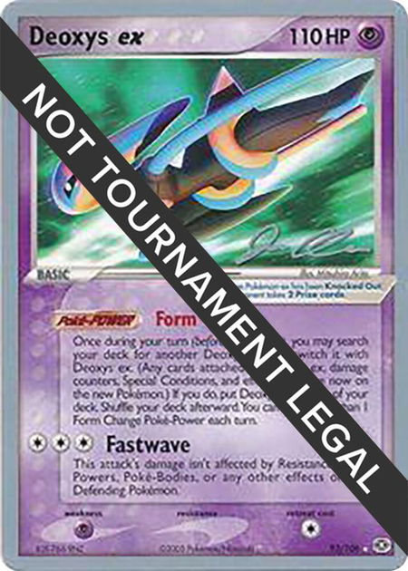 Deoxys ex - 2006 (Jason Klaczynski) - World Championship Decks Pokémon trading card