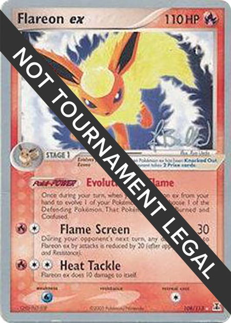 Flareon ex - 2006 (Jimmy Ballard) - World Championship Decks Pokémon trading card