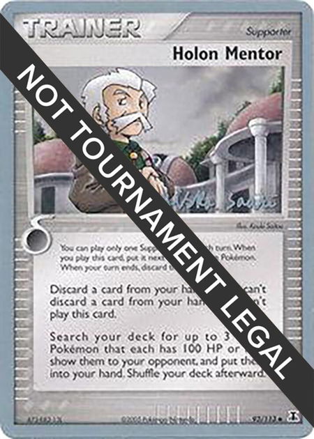 Holon Mentor - 2006 (Miska Saari) - World Championship Decks Pokémon trading card