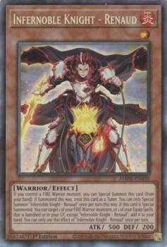 Infernoble Knight - Renaud (CR) - Amazing Defenders YuGiOh trading card