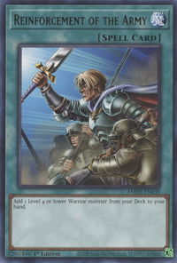 Reinforcement of the Army - Amazing Defenders (AMDE) #AMDE-EN039 - Rare YuGiOh Trading Card