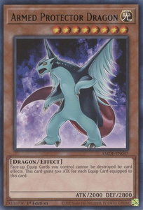 Armed Protector Dragon - Amazing Defenders (AMDE) #AMDE-EN047 - Rare YuGiOh Trading Card