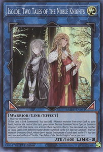Isolde, Two Tales of the Noble Knights - Amazing Defenders (AMDE) #AMDE-EN052 - Super Rare YuGiOh Trading Card