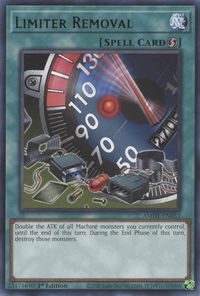 Limiter Removal - Amazing Defenders (AMDE) #AMDE-EN053 - Rare YuGiOh Trading Card