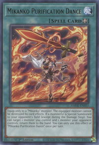 Mikanko Purification Dance - Amazing Defenders (AMDE) #AMDE-EN031 - Rare YuGiOh Trading Card