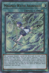 Mikanko Water Arabesque - Amazing Defenders (AMDE) #AMDE-EN032 - Ultra Rare YuGiOh Trading Card