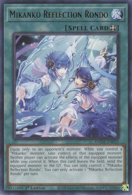 Mikanko Reflection Rondo - Amazing Defenders YuGiOh trading card